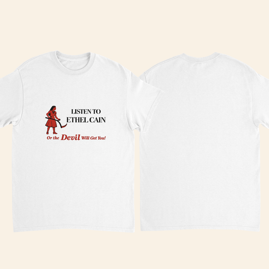 Ethel Cain “Listen to Ethel Cain or the Devil Will Get You” T-Shirt