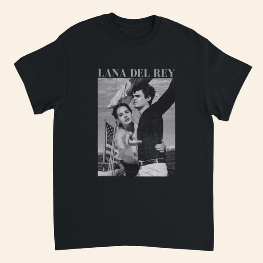 Lana Del Rey NFR UK & Ireland Tour 2025 T-Shirt with Full Tour Dates