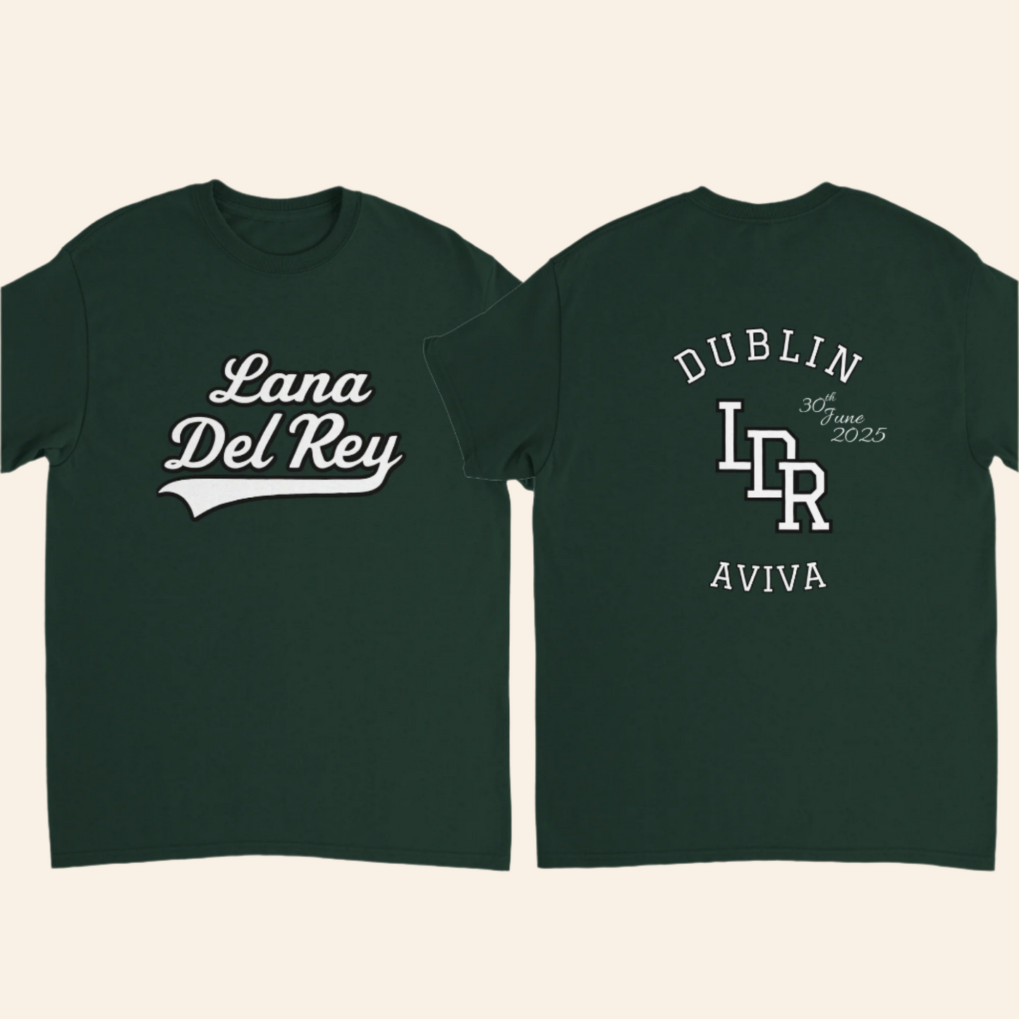 Dublin, Aviva 2025 Tour T-Shirt – 30th June 2025