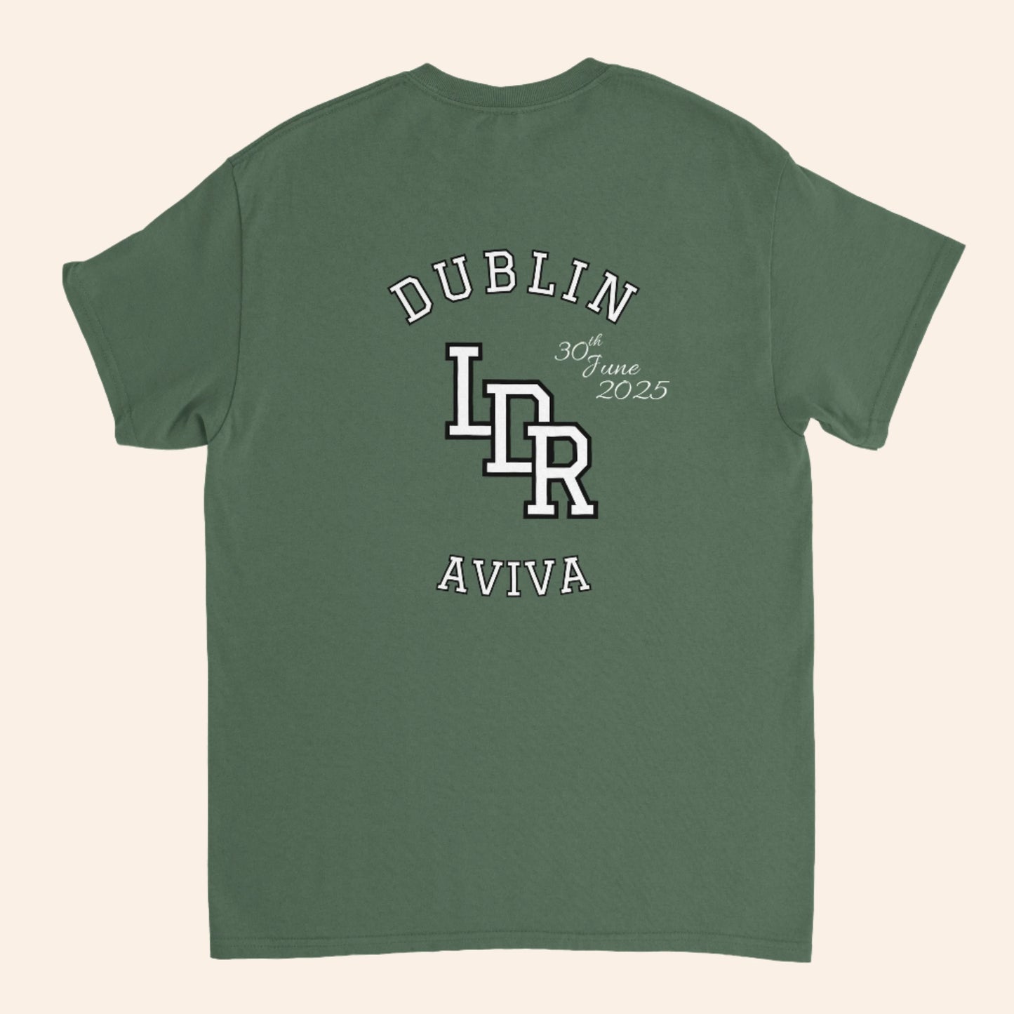 Dublin, Aviva 2025 Tour T-Shirt – 30th June 2025