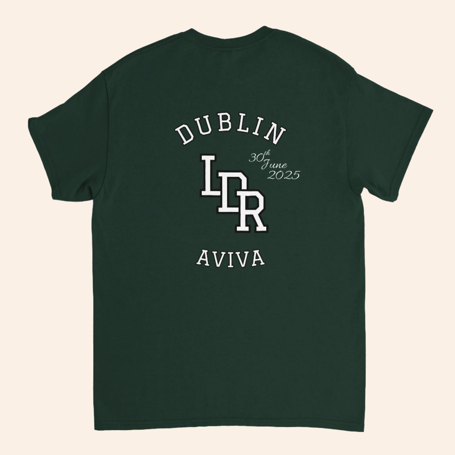Dublin, Aviva 2025 Tour T-Shirt – 30th June 2025