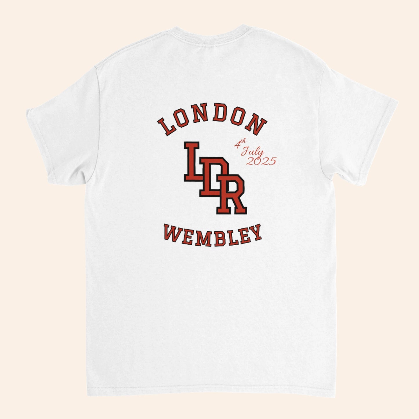 London, Wembley Stadium 2025 Tour T-Shirt – 3rd and 4th July 2025